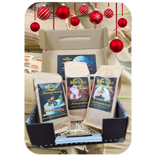 Weihnachtskoffer „Drei Kontinente“